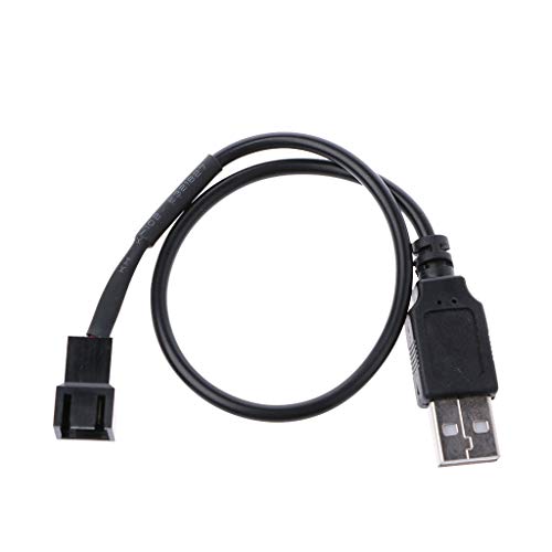 BIlinli USB 2.0 A Stecker auf 3-Pin Stecker Adapterkabel für 5V Computer PC Lüfter von BIlinli