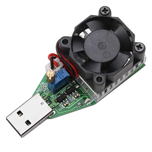 BIlinli USB Lasttester Modul DC 3,7~13 V USB 15 Watt Einstellbare Konstantstrom Elektronische Lastentladung Mit Lüfter Energienbank Tester von BIlinli