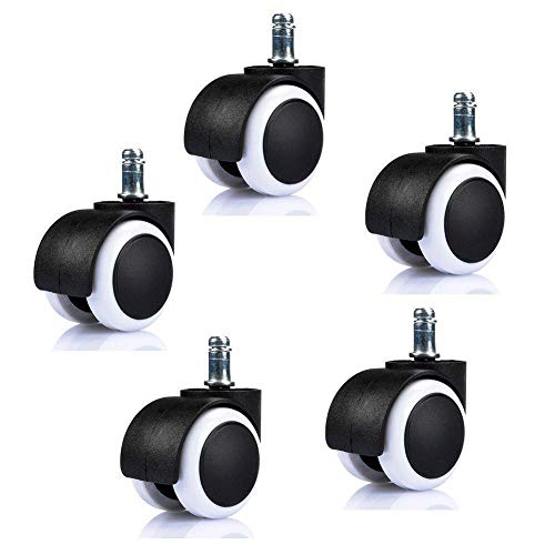 Rollen Burostuhl, Hartbodenrollen Mute Chair Ersatzrader Heavy Duty Safe fur alle Etagen 5er Set Rollen Burostuhl, Hartbodenrollen Mute Chair Ersatzrader Heavy Duty Safe fur alle Etagen 5er Set von BJ-SHOP