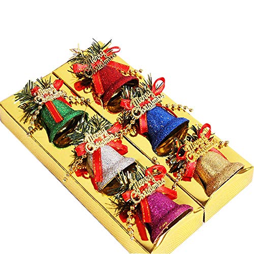 BJ-SHOP Weihnachtsbaum Ornament Dekoration Weihnachtsbaum Glocken Weihnachtsglocken 3,5 cm 6 Stück Weihnachten BJ-SHOP Weihnachtsbaum Ornament Dekoration Weihnachtsbaum Glocken Weihnachtsglocken 3,5 cm 6 Stück Weihnachten von BJ-SHOP