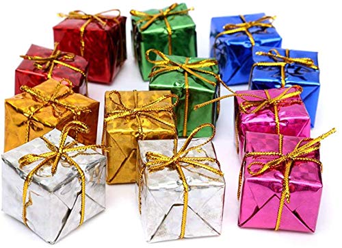 BJ-SHOP Weihnachtsbaumschmuck Geschenkbox Mini Geschenkboxen Dekorationen Ornamente für Xmas Tree 3CM 12Stücke BJ-SHOP Weihnachtsbaumschmuck Geschenkbox Mini Geschenkboxen Dekorationen Ornamente für Xmas Tree 3CM 12Stücke von BJ-SHOP
