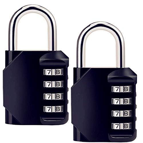 BJ-SHOP Zahlenschloss,Vorhangeschloss Sicherheitscode Schlosser Metall Wasserdicht und Rostfrei Code Vorhangeschloss und Stahl 4-stellige Verschluss BJ-SHOP Zahlenschloss,Vorhangeschloss Sicherheitscode Schlosser Metall Wasserdicht und Rostfrei Code Vorhangeschloss und Stahl 4-stellige Verschluss von BJ-SHOP