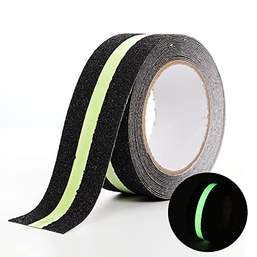 Schritte Band,Sicherheitsbander Hochfeste Sicherheitszeichen Starker Griff Abrasives Anti-Rutsch-Band fur Innen- und Aubentreppen von BJ-SHOP