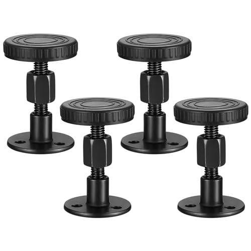 4 STK Verstellbares Bettrahmen Anti Shake Werkzeug, 47-64 mm Abstandshalter Wand, Kopfteil Stopper, Raumwand Bettgestell mit Gewinde, Nachttisch Schüttel Werkzeug für Bett Kopfteil Sofas (47-64mm) von BJBJJIU