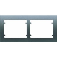 BJC - Horizontaler 2-Element-Rahmen steel neptune iris 18002-AN von BJC