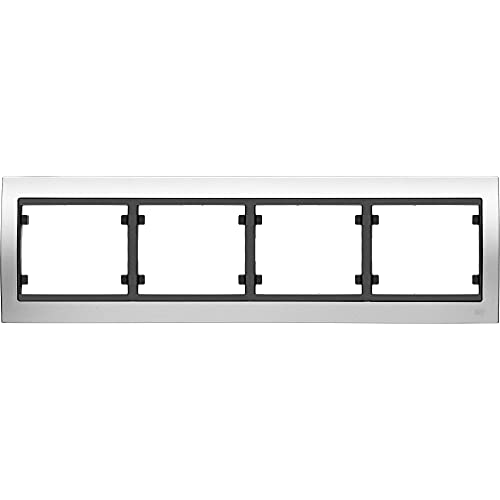 BJC Mega 22004-AG Rahmen mit 4 horizontalen Elementen, Aluminium von BJC