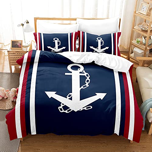 BJCJGGL Bettwäsche 155x220 Britischer Mediterraner Stil Bettwäsche-Set mit Reißverschluss Schließung und 2 Kopfkissenbezug 80x80 cm - Weicher Atmungsaktive Mikrofaser Bettbezug für Kinder Mädchen BJCJGGL Bettwäsche 155x220 Britischer Mediterraner Stil Bettwäsche-Set mit Reißverschluss Schließung und 2 Kopfkissenbezug 80x80 cm - Weicher Atmungsaktive Mikrofaser Bettbezug für Kinder Mädchen von BJCJGGL
