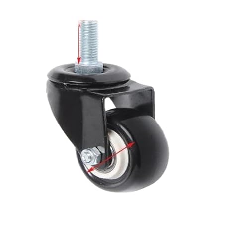 4 Teile/los 2 zoll rollen mit Bremsen PU Räder Polyurethan Möbel Lautsprecher Stumm(2 inch screw rod act) von BJPCTUSF