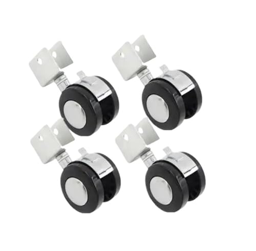 4er-Pack 2-Zoll-Rollen Universal-Radzubehör Sperrholz mit Bremssatz 4er-Pack 2-Zoll-Rollen Universal-Radzubehör Sperrholz mit Bremssatz von BJPCTUSF