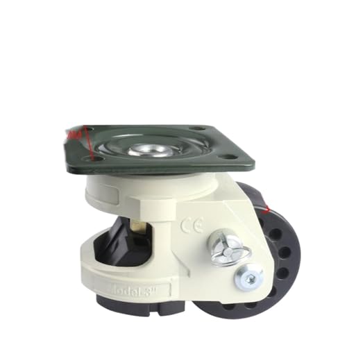 BJPCTUSF 1 Stück 3 Zoll Griff/Gewinde Bremsrolle Geeignet for Maschinen Möbelgeräte(Thread Brake,SJSD430-30A) von BJPCTUSF