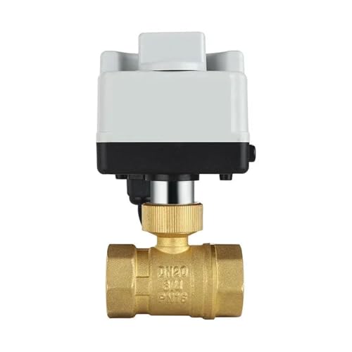 BJPCTUSF AC220V 1/2" 3/4" 1" 2-Way Brass Motorized Ball Valve 3-Wire Two Control Electric(1-1/4") von BJPCTUSF