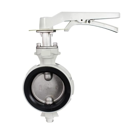 BJPCTUSF Aluminum Alloy Butterfly Valve with Handle,Turbine Fine and Small,Stainless Steel Valve Plate 1.6mpa in Stock Anti-Condensation(G-16LEBD DN200) von BJPCTUSF