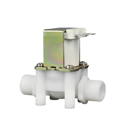 BJPCTUSF DN10 DN15 Plastic Solenoid Valve External Thread High Temperature Resistance DC12V DC24V(DN15,DC24V_Normally Closed) von BJPCTUSF