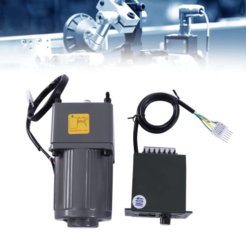 BJTDLLX Elektromotor Getriebemotor Regelbar Wechselstrom Getriebemotor mit Drehzahlregler, Upgrade 220V 40W Einphasig Hohe Drehmomente Asynchronmotor (0-68 U/min (20K) von BJTDLLX