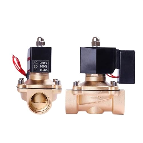 1/2 "3/4" 1 "1-1/2" 2 "normalerweise geschlossenes Messing 24 VDC 12 VDC 110 VAC 220 V Gas-Nichtmagnetventil for langzeitbetriebenes Magnetventil(1/2",NPT_380VAC) von BJWVHGGE