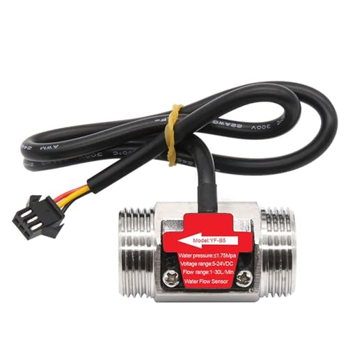 1/2 "3/4" 1 "2" DC 5-18V Wasserdurchflusssensor Edelstahl Durchflusssensor Wassersteuerung Flüssigkeitssensorschalter(1-1/2") von BJWVHGGE