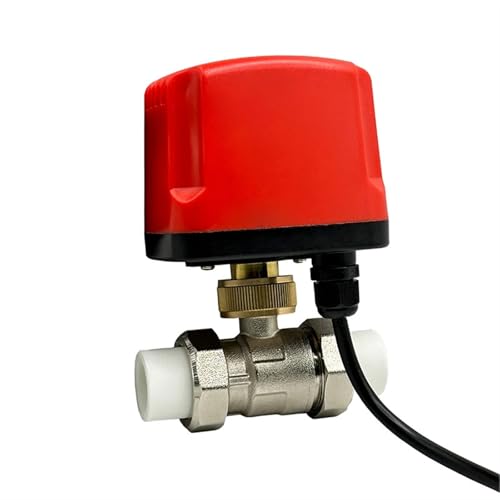 1/2 "3/4" 1 "2" IP65 3-Draht oder 2-Draht-wasserdichter motorisierter PPR Kugelhahn Messing PPR Elektrischer Kugelhahn Großer Metallmotor (PPR40,220VAC_CR02) von BJWVHGGE