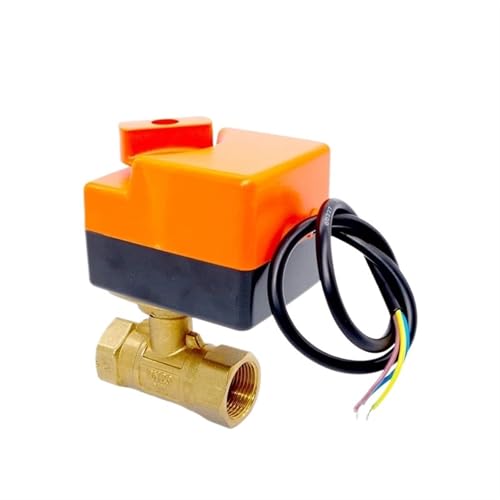 1/2 "3/4" 1 "2" messing Elektrische Kugelhahn Motorisierte Kugelhahn 3-Draht 2 weg Steuerung Elektrische Kugelhahn mit Manuelle schalter(3/4",220VAC) von BJWVHGGE