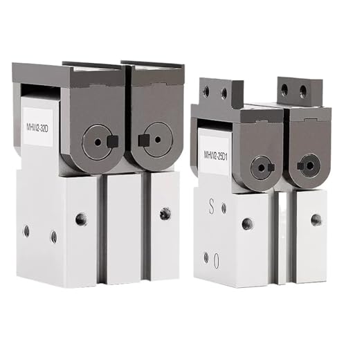 1PCS MHW2 Luft Greifer Pneumatische Finger 180 ° Winkel Typ Rack Ritzel Typ Luft ZylinderMHW2-20D/D1 MHW2-25D/D1 MHW2-25D MHW2-32D/D1(MHW2-40D) von BJWVHGGE
