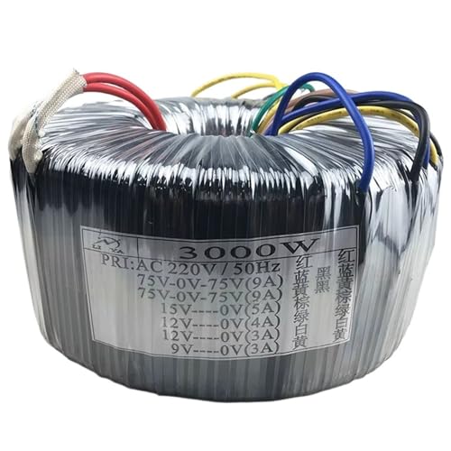 3000W Leistungsverstärker Audio-Transformator 220V auf doppelt 75V doppelt 75V einfach 15V einfach 12V einfach 12V einfach 9V von BJWVHGGE
