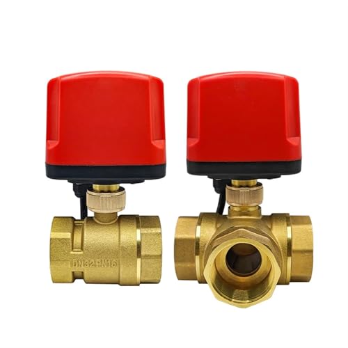 DN15-DN50 Motorisierter Kugelhahn 2-Draht/3-Draht Wasserdicht IP65 2-Wege/3-Wege Elektrische Wasserventile Innengewinde 12V 24V 220V(DN50,2-WAY_DC12V_CR03) von BJWVHGGE