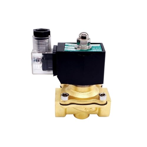 Elektrisches Wasserventil AC220V aus Messing 10 bar mit direkter Wirkung normalerweise geschlossen 1/2" 3/4" 1" 3/4" 12V DC von BJWVHGGE