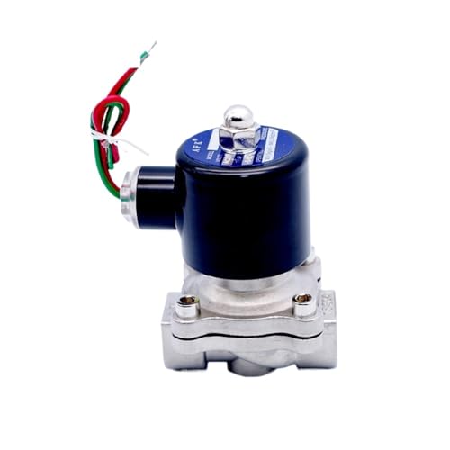 NPT Absperrventil 3/4 Zoll Edelstahl normalerweise geschlossenes Magnetventil 110 220 24 12 Volt (G_24V DC) von BJWVHGGE