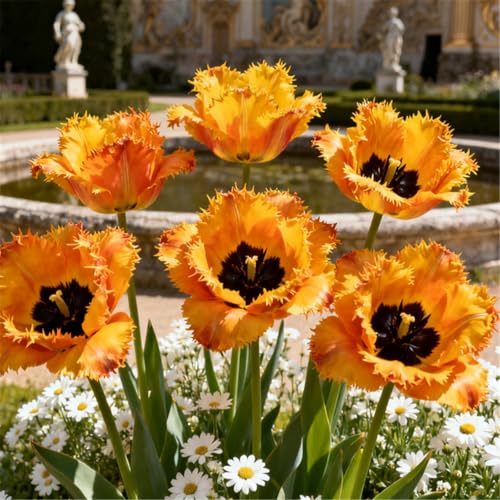 Gefüllte/Bunte Tulpen/Seltene Tulpen/Balkondekoration/Winterhart/Geschenke-8 PCS-E von BJYaWFR