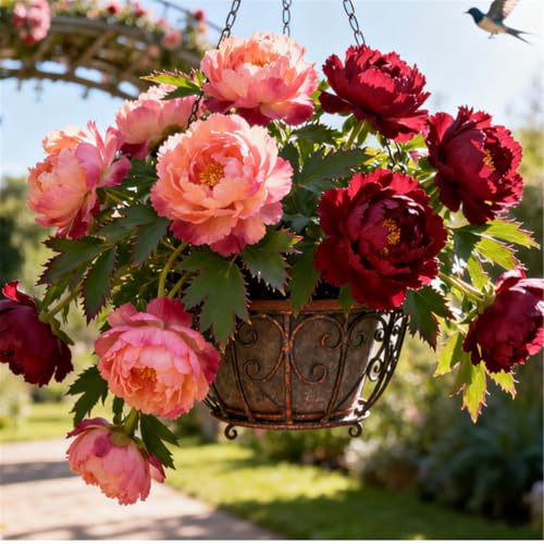 Mehrjährig/Winterhart/Bunte Pfingstrosen/Seltene Pfingstrosenknollen/Gartentopfdekoration/Winterhart/Geschenk/Schnittblume/Hochzeitsdekoration-1 PCS-H von BJYaWFR