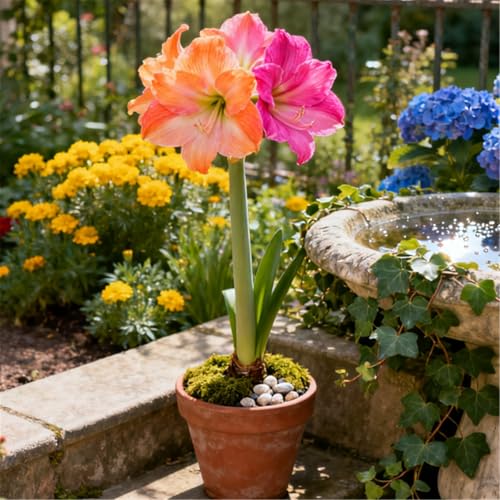 Seltene Amaryllis/Winterharte mehrjährige Amaryllis/Schöne Dekoration-E-2 PCS Seltene Amaryllis/Winterharte mehrjährige Amaryllis/Schöne Dekoration-E-2 PCS von BJYaWFR