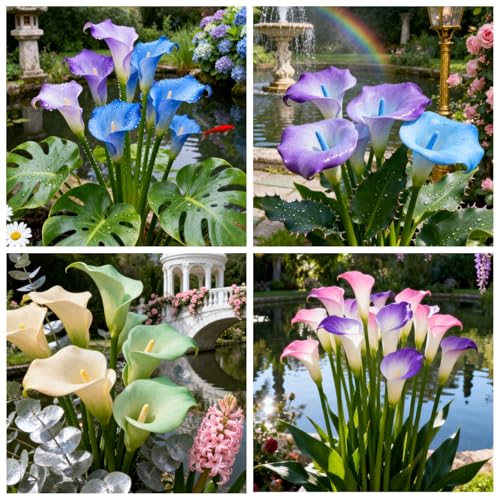 Seltene Calla/Calla/Zierpflanze für kalte Temperaturen/Hochzeit/Zimmerpflanze/Garten/Dekoration-2 PCS-B Seltene Calla/Calla/Zierpflanze für kalte Temperaturen/Hochzeit/Zimmerpflanze/Garten/Dekoration-2 PCS-B von BJYaWFR