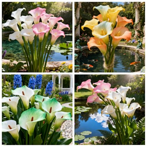 Seltene Calla/Calla/Zierpflanze für kalte Temperaturen/Hochzeit/Zimmerpflanze/Garten/Dekoration-4 PCS-C Seltene Calla/Calla/Zierpflanze für kalte Temperaturen/Hochzeit/Zimmerpflanze/Garten/Dekoration-4 PCS-C von BJYaWFR
