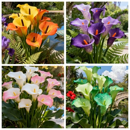 Seltene Calla/Calla/Zierpflanze für kalte Temperaturen/Hochzeit/Zimmerpflanze/Garten/Dekoration-6 PCS-J Seltene Calla/Calla/Zierpflanze für kalte Temperaturen/Hochzeit/Zimmerpflanze/Garten/Dekoration-6 PCS-J von BJYaWFR