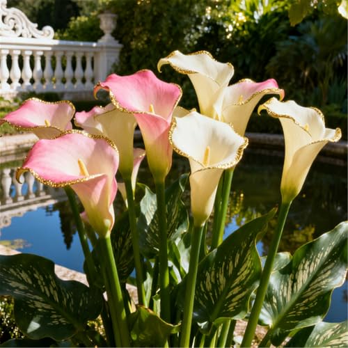 Seltene Calla/Calla-Knolle/Zierpflanze für kalte Temperaturen/Hochzeit/Zimmerpflanze/Garten/Dekoration-4 PCS-F Seltene Calla/Calla-Knolle/Zierpflanze für kalte Temperaturen/Hochzeit/Zimmerpflanze/Garten/Dekoration-4 PCS-F von BJYaWFR