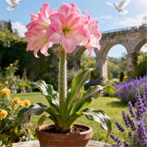 Überraschend schnell wachsende/seltene/winterharte/winterharte mehrjährige/Zier-Amaryllis-C-5PCS von BJYaWFR