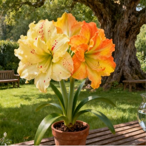 Überraschend schnell wachsende/seltene/winterharte/winterharte mehrjährige/Zier-Amaryllis-E-5PCS von BJYaWFR