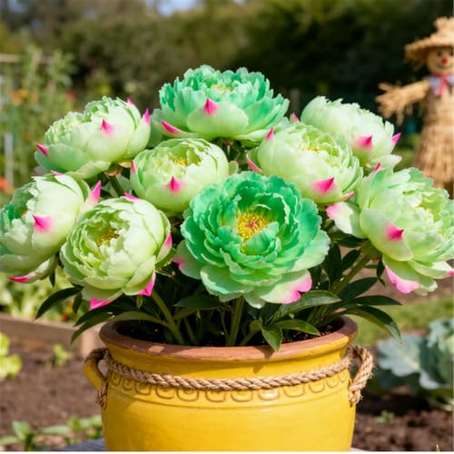 Wunderschöne/Mehrjährige/Winterharte Pfingstrosenknollen/Seltene Pfingstrosen/Gartendekoration/Jetzt bepflanzen/Schnittblume-3 PCS-B von BJYaWFR