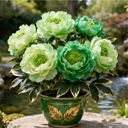 Wunderschöne und edle/Pfingstrosenknollen/Seltene Pfingstrosen-Rhizome/Mehrjährig/Winterhart/Gartenarbeit-2 PCS-B von BJYaWFR