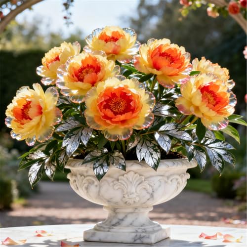 Wunderschöne und edle/Winterharte Pfingstrosen/Seltene Pfingstrosen-Rhizome/Gartendekoration/Winterhart/Gartenarbeit-1 PCS-J von BJYaWFR