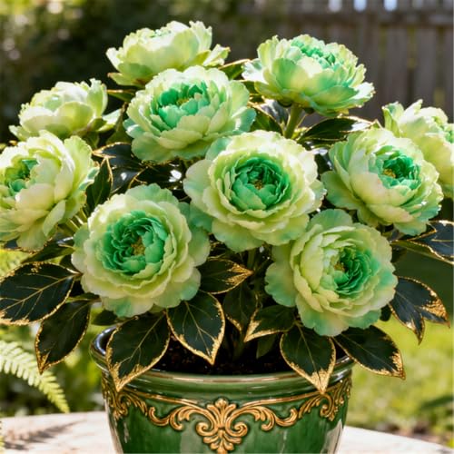 Wunderschöne und edle/Winterharte mehrjährige Pfingstrosen/Seltene Pfingstrosen-Rhizome/Gartendekoration/Winterhart/Gartenarbeit-2 PCS-F von BJYaWFR