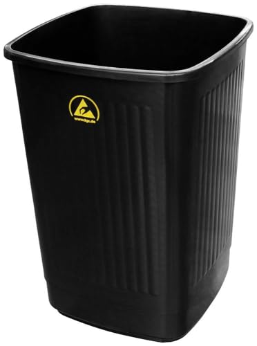 BJZ A-34058 ESD Papierkorb 50 l (B x H x T) 360 x 650 x 360 mm Kunststoff Schwarz 1 St. von BJZ