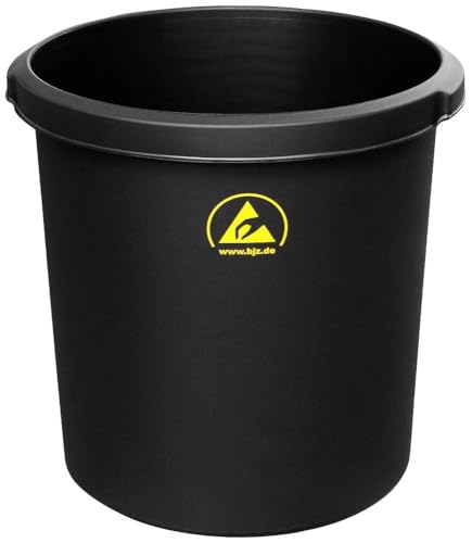 BJZ A-34062 A-34062 ESD Papierkorb 18 l (Ø x H) 310 mm x 320 mm Kunststoff Schwarz 1 St. von BJZ