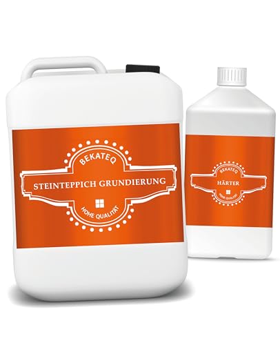 BEKATEQ 2K Epoxidharz Steinteppich Grundierung, 4,5kg farblos I Untergrundvorbereitung für Natursteinteppich, Beton, Estrich, Fliesen & Stahl I für innen & außen I chemikalienbeständig BK-620EP BEKATEQ 2K Epoxidharz Steinteppich Grundierung, 4,5kg farblos I Untergrundvorbereitung für Natursteinteppich, Beton, Estrich, Fliesen & Stahl I für innen & außen I chemikalienbeständig BK-620EP von BEKATEQ