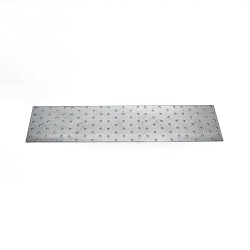 BK SHOP Lochblech verzinkt 100 x 260 x 2 mm, Flachverbinder verzinkt, Rostschutz durch Zinkbeschichtung, Mit CE-Zertifikat, Ideal für Bau und Möbelmontage BK SHOP Lochblech verzinkt 100 x 260 x 2 mm, Flachverbinder verzinkt, Rostschutz durch Zinkbeschichtung, Mit CE-Zertifikat, Ideal für Bau und Möbelmontage von BK SHOP