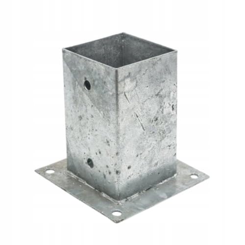 BK SHOP Pfostenträger Anker zum Einschlagen | Stützenfuß 121 x 150 mm | Pfostenanker Verzinkter Stahl 2 mm | Bodenanker für Holzpfosten | Pfostenschuh an Pfosten Angeschraubt BK SHOP Pfostenträger Anker zum Einschlagen | Stützenfuß 121 x 150 mm | Pfostenanker Verzinkter Stahl 2 mm | Bodenanker für Holzpfosten | Pfostenschuh an Pfosten Angeschraubt von BK SHOP