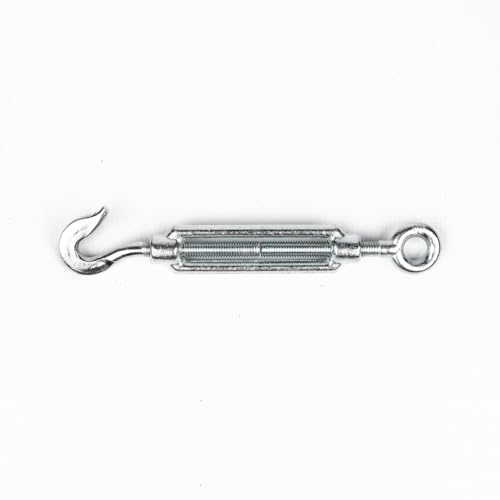 BK SHOP Seilspanner Edelstahl - O/H Spannschloss 8x110 mm - Drahtseil Spanner für vielseitige Anwendungen - Robuste Spannschlösser & Spannschraube - Hochwertiger Drahtspanner & Spannhaken von BK SHOP