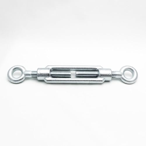 BK SHOP Seilspanner Edelstahl - O/O Spannschloss 6x110 mm - Drahtseil Spanner für vielseitige Anwendungen - Robuste Spannschlösser & Spannschraube - Hochwertiger Drahtspanner & Spannhaken von BK SHOP