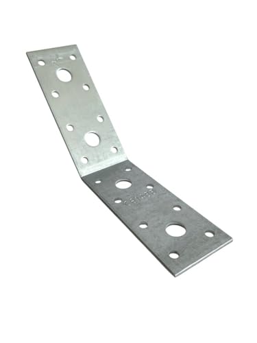 BK SHOP Winkelverbinder 2,5 mm | Holzverbinder Winkel Metall 100 x 100 x 35 mm | Metallwinkel 135 Grad Balkenverbinder Kleine | Montagewinkel Bauwinkel Verzinkt Stahwinkel BK SHOP Winkelverbinder 2,5 mm | Holzverbinder Winkel Metall 100 x 100 x 35 mm | Metallwinkel 135 Grad Balkenverbinder Kleine | Montagewinkel Bauwinkel Verzinkt Stahwinkel von BK SHOP