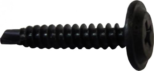BK Shop Blechschrauben Set Spenglerschrauben 4,2 x 40 mm | Blechschraubern Selbstschneidend Holzschrauben Bohrschrauben Metallschrauben | Edelstahlschrauben Phosphatisiert Scheibenkopfschraube von BK SHOP