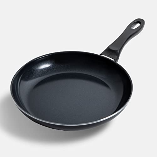 BK Vivid Bratpfanne (26 cm), Keramische Antihaftbeschichtung, PFAS-frei, Spülmaschinengeeignet, Backofengeeignet, Schwarz von BK